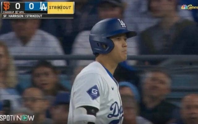 大谷翔平、ホームランを打つ兆候を見せていた…？ 空振り三振後に見せた“表情の変化”にファン注目 「こういう顔してなかった」「目つきが違う」