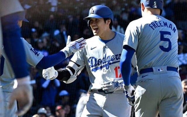 ド軍は歴史的な強力打線　大谷2ランで10戦連続5得点以上…92年前のMLB記録へあと3