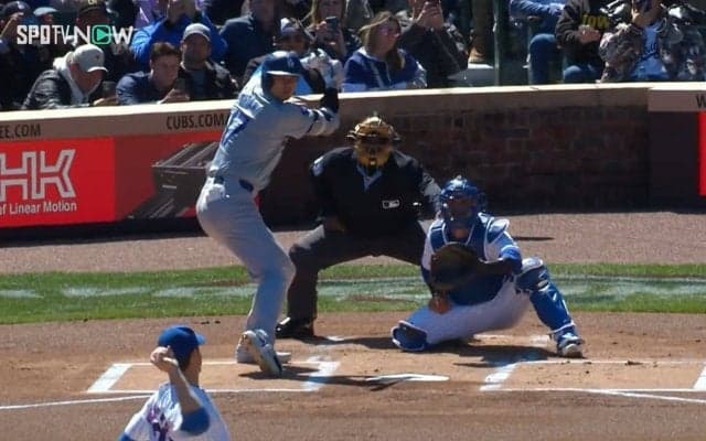 「テニスじゃないんだから」大谷翔平の華麗なバットさばきにファンも驚愕「まじただの天才」「バットコントロールよ」