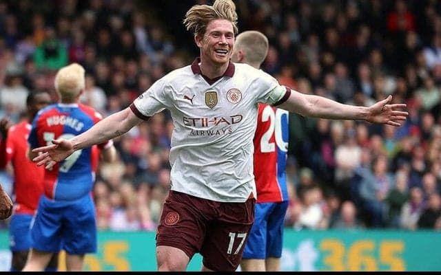 デ・ブライネ圧巻2G1Aのシティが苦手パレスに逆転勝利！　リーグ連勝でCLマドリー戦へ【プレミアリーグ】