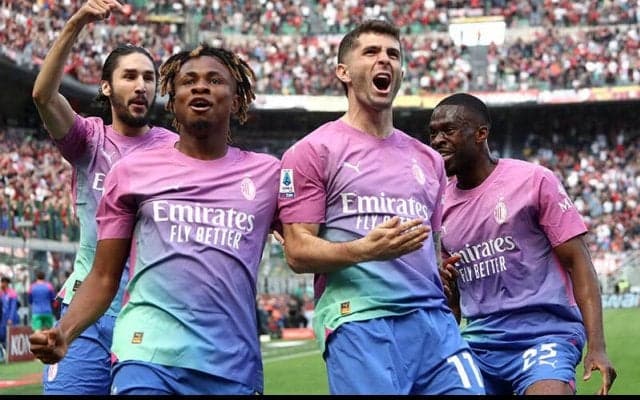 プリシックのファインゴールにジルー&レオン弾でミランが3発快勝、公式戦7連勝でELローマ戦に弾み【セリエA】