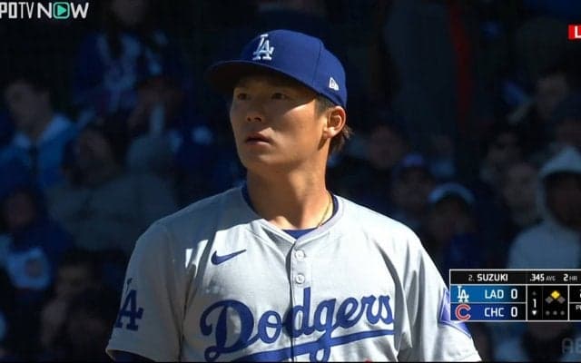 山本由伸、メジャー3度目の登板は2度の満塁を切り抜ける粘投！伝家の宝刀カーブが冴え渡り5回8奪三振無失点でメジャー初勝利の権利を持って降板