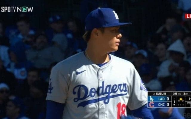 山本由伸がメジャー3戦目で初勝利！「うれしく思います」2度の満塁を切り抜ける粘投で5回8奪三振無失点の好投 鈴木誠也と初対戦にも勝利「楽しみにしていました」