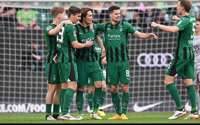 ボランチで先発の板倉がミドル弾、ボルシアMGが逆転勝利で5戦ぶり白星【ブンデスリーガ】