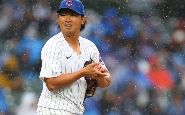 今永昇太の背後に「ヤバい奴いる」　極寒シカゴに現れた“6人組”が「おもろい」