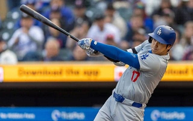 大谷翔平、自己最長の5試合連続マルチ安打　二塁打2本に敵地騒然…打率.340に