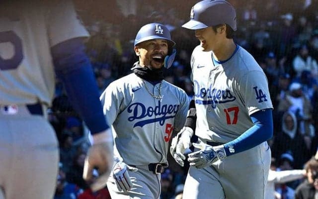 大谷翔平加入で好調ベッツを「避ける利点ない」　MLB公式がド軍を1位に…強調した“効果”