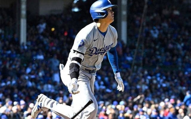 大谷翔平、3号ソロで松井氏の日本人最多HRに王手　今季初の3安打＆左越え弾…敵地騒然