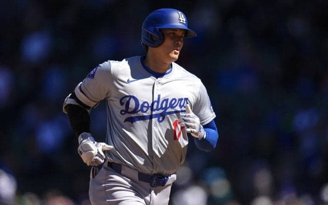 大谷翔平、直近5戦3発の今季3号“逆方向”ソロ弾 松井秀喜氏の日本人最多HRまで“あと1本”に迫る