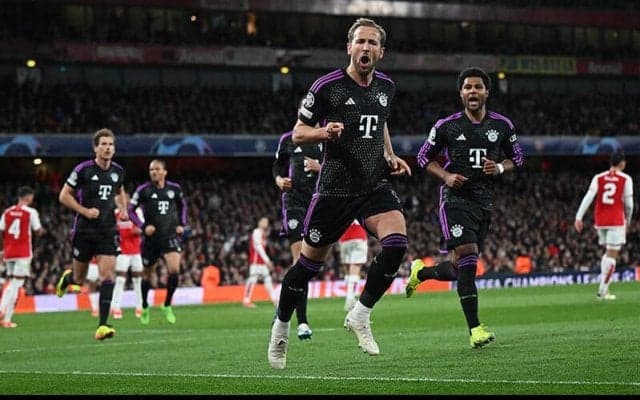 ニャブリの恩返し弾にケインのPK弾、バイエルン一時逆転もアーセナルが途中出場トロサール弾で譲らずドロー【CL】