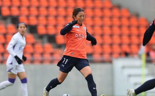 大宮Vの司令塔、MF阪口萌乃が左ハムストリングス肉離れで離脱…チームトップタイの3得点マーク