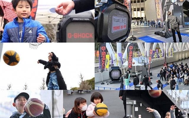 A東京、SR渋谷のホームゲームで『G-SHOCK TOUGH SHOT CLOCK CHALLENGE』開催