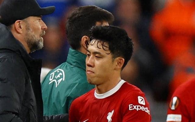 リバプール大敗の原因はアジアカップの日本代表と共通 ELで遠藤航は正念場に