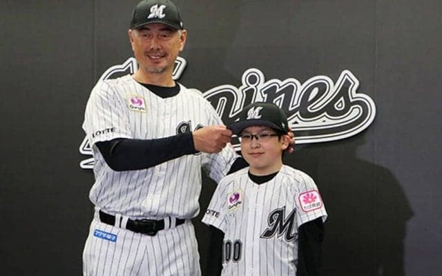 ロッテ、背番号「100」の“新選手”が入団　中学1年生の山崎悠成くん「全員に話しかける」