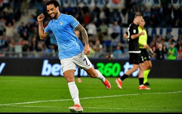 鎌田フル出場のラツィオ、フェリペ・アンデルソンのドッピエッタなど4発で最下位サレルニターナに快勝【セリエA】