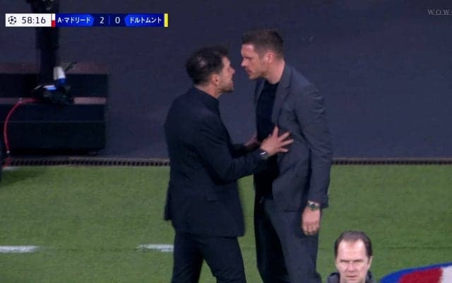 「さすが闘将シメオネw」監督vsスポーツディレクターの喧嘩勃発！ 顔近すぎ口論＆突き飛ばしの一部始終「手を出すな」など批判の声も…