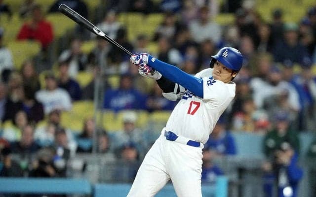 【MLB】大谷翔平、今季4号“172キロ”弾丸アーチ　松井秀喜の「通算175本塁打」日本選手最多記録に並ぶ