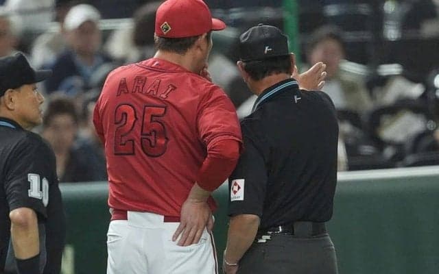 捕れそうな“飛球”をファンがキャッチ　新井監督が抗議も覆らず…東京Dでまた珍事