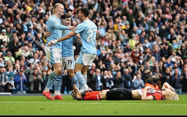 クロアチア代表コンビがリーグ初弾のシティが暫定首位！　橋岡大樹はフル出場も今季2点目のオウンゴール…【プレミアリーグ】