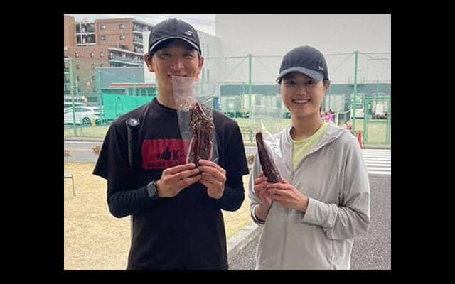  幻の焼き芋 貰える！混合ダブルス大会開催 