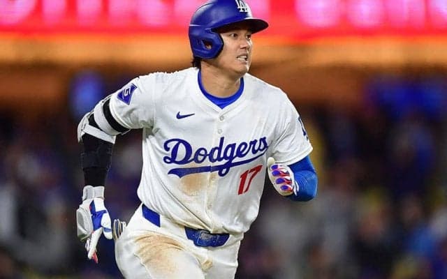 大谷翔平、ダルビッシュに2三振　4の1で打率.338、ド軍62年ぶり14与四球で逆転負け