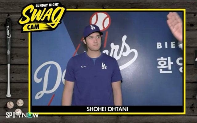 大谷翔平がドジャーブルーの新スパイクを自ら解説！ 「流暢にしゃべってるやん」抜群の英語力で話題に