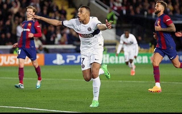 敵地で逆転のPSGがドルトムントと準決勝で再戦へ！　バルセロナはハフィーニャ連発もアラウホ退場響く【CL】