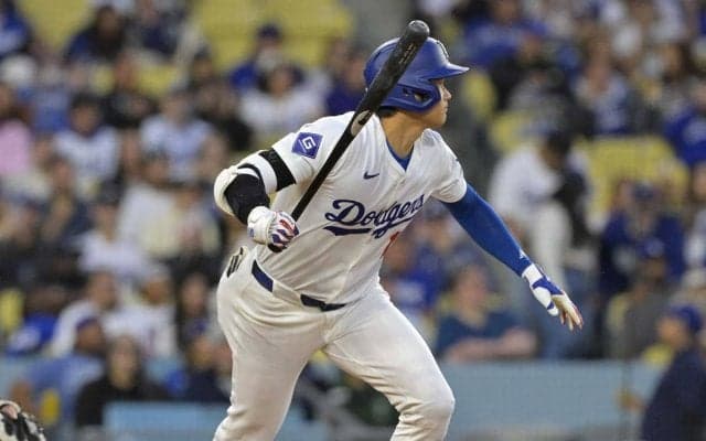 【MLB】大谷翔平、第5打席に内野安打“4試合ぶりマルチ”で勝利に貢献　「ショウヘイは速さの定義そのもの」