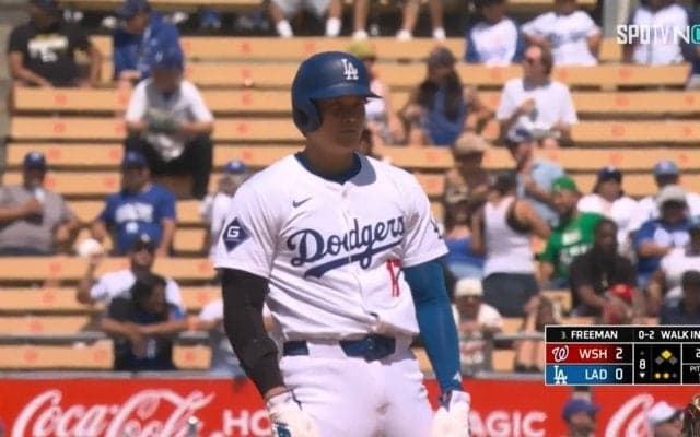 大谷翔平の盗塁で相手捕手がまさかの“危機回避”行動 ワンプレーで二盗＆三盗を察知か