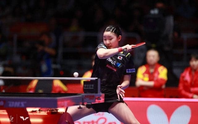 「見事な試合で才能が爆発」張本美和、中国勢撃破に公式も賛辞　王芸迪相手の勝利に「爽快な試合で魅了」【ITTFワールドカップ2024】