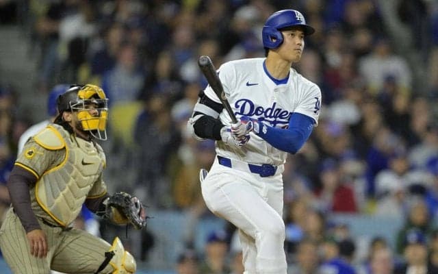 【MLB】「ホットドッグを買っていても立ち止まる」大谷翔平の弾丸ライナーに虜　米ソフトボールの金メダリストが解説「全く違う音」