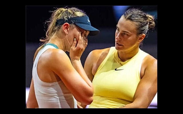 試合後に気持ち溢れ号泣