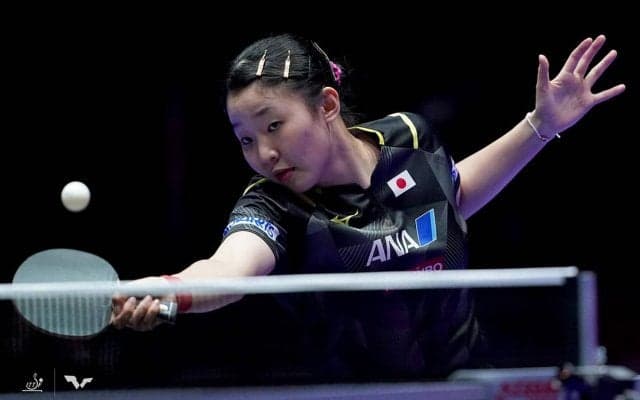 張本美和、世界2位の王曼昱に敗れるも2ゲーム奪取の大奮闘　15歳が快進撃で銅メダル獲得【ITTFワールドカップ2024】