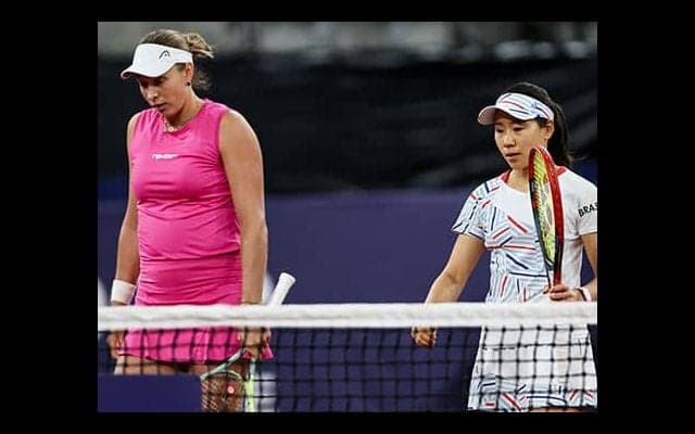 日比野ペア 逆転負けで決勝逃す