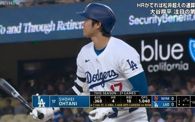 大谷翔平、“なんかごめんね！” 球審と相手捕手に見せた気遣いの表情 「記念ボールプレッシャー」心配の声