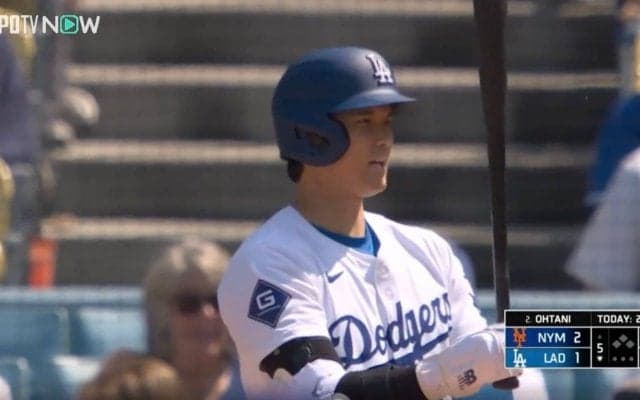 大谷翔平がイラッ！ 一体、何が起きたのか…！？ 思わず苦笑いした“予想外のハプニング”がヤバすぎると話題に 「集中力すごいな」「なぜか幸運を運ぶ虫ｗ」