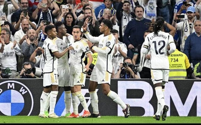 L・バスケス躍動のマドリー、ベリンガムの後半AT逆転弾でクラシコ制し優勝へ大きく前進【ラ・リーガ】