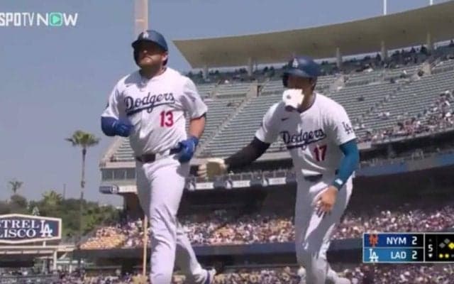 大谷翔平、チームメイトにとった行動がヤバすぎると話題に　得点シーン後のやりとりにファン注目  「ホント痺れる」「こういう場面増えたな」