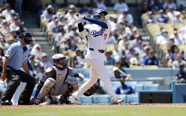 大谷翔平がメジャー通算176号！ 「ボールを破壊した」現地記者も興奮の打球音…ゴジラ超えの8試合ぶり5号