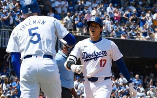 大谷翔平、日本選手最多176号でド軍連敗ストップ　3戦ぶりマルチで首位打者＆最多安打の2冠