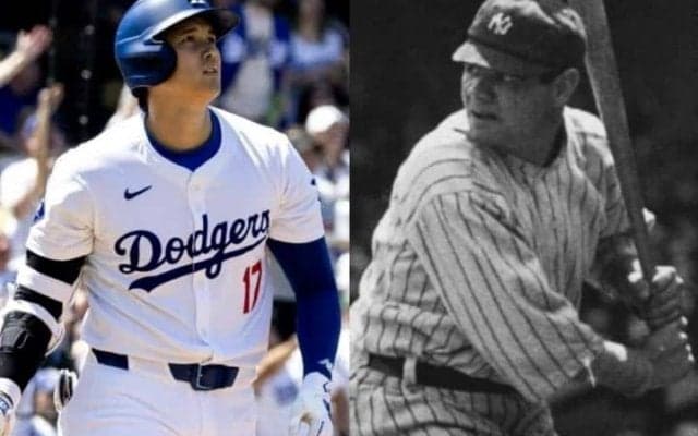 これも“伝説”か 松井秀喜を超えた大谷翔平と「野球の神」ベーブ・ルースが運命的一致 全く同ペースで本塁打量産