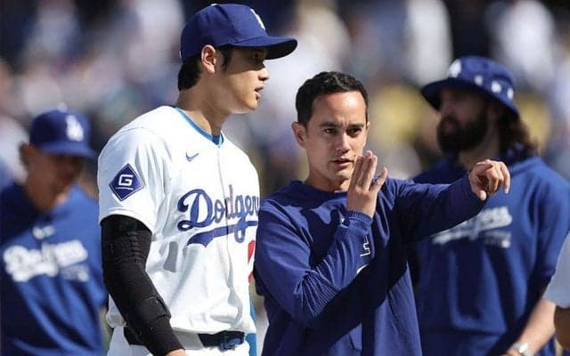 大谷翔平と「息が合ってきた」　“新相棒”のさりげないサポートに脚光「いい感じ」