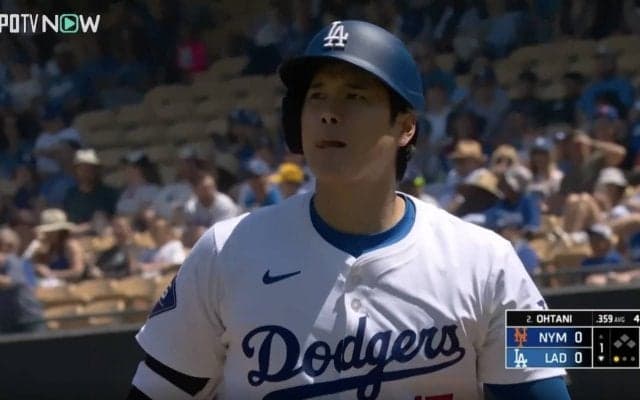 大谷翔平、ホームランを打つ兆候を見せていた？　初球から積極スイング、空振り三振後に見せた“表情”にファン注目 「打ちそうな気してた」「悪い三振じゃなかった」
