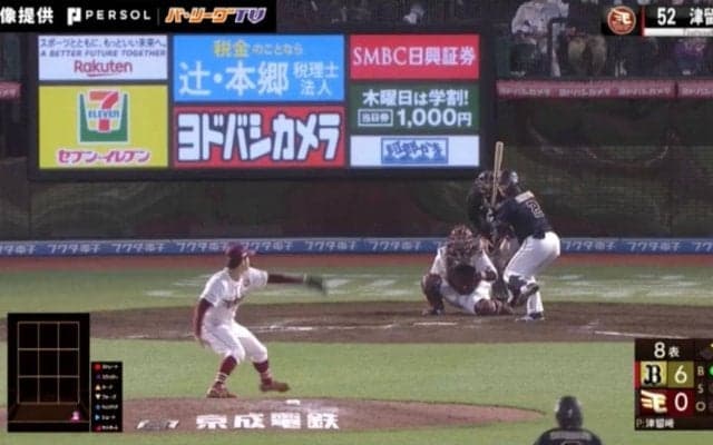 ピッチャーが華麗なヒールパス！？楽天・津留﨑&村林の“足-6-4-3” 奇跡のゲッツー完成の瞬間  「サッカー選手もびっくり」「美しすぎるヒールキックw」