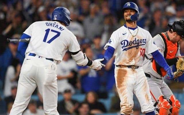 大谷翔平との“コンビ”は「チートだ」　トラウタニは解散も…球界TOP2の驚愕数値