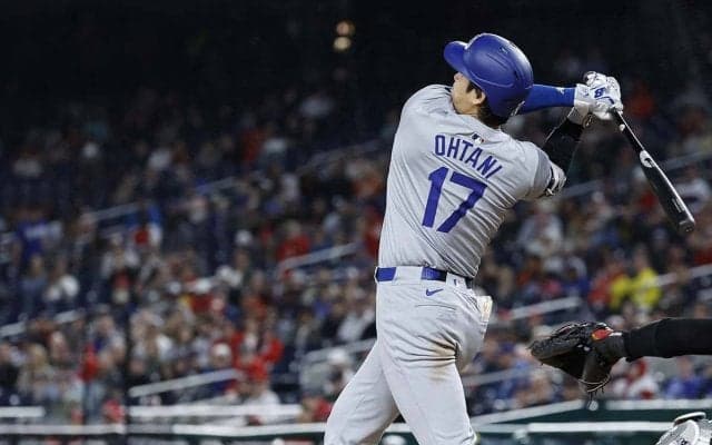 【MLB】「大谷翔平のバットには稲妻が宿っている」ロバーツ監督、今季6号を絶賛　同僚アウトマンも「まるで巡航ミサイル」と呆然　