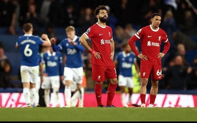 マージーサイドダービーで完敗リバプールが逆転優勝遠のく痛恨黒星に…会心勝利エバートンは残留に大きく前進【プレミアリーグ】