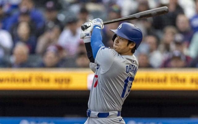 【MLB】大谷翔平、強烈“170キロ”タイムリー二塁打でマルチ安打　米メディア「この男はどうかしている」