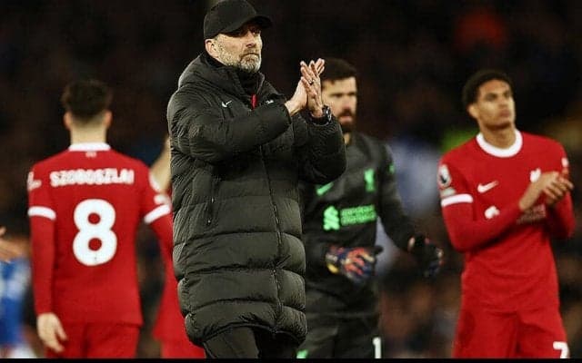 敵地でダービー初黒星のクロップ監督、「エバートンが望んでいた試合を実現させてしまった…」