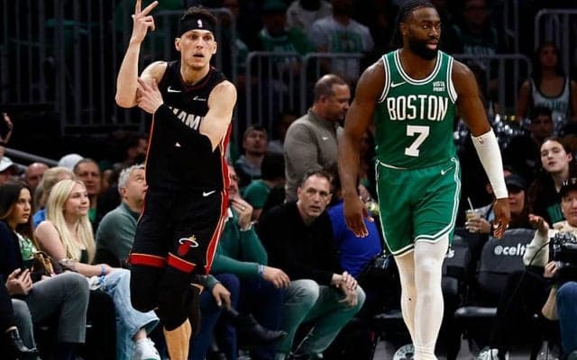 POでの球団新記録3P23本を沈めたヒート、敵地でセルティックスを下し1勝1敗のタイに